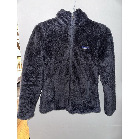 Patagonia Jackets & Blazers - Women's Patagonia Los Gatos High Pile Full Zip Fleece Jacket Blue Gray Size S